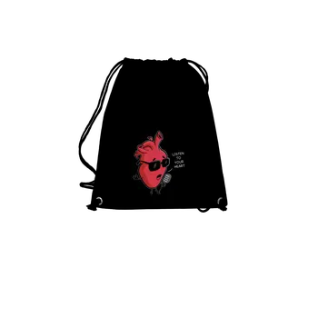 Sportovní vak Bastard Listen to your heart vak Black