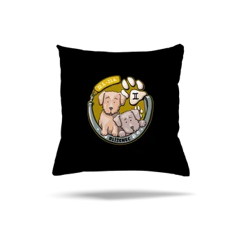 Polštář Bastard Psí horoskop: Blíženci polštář Black