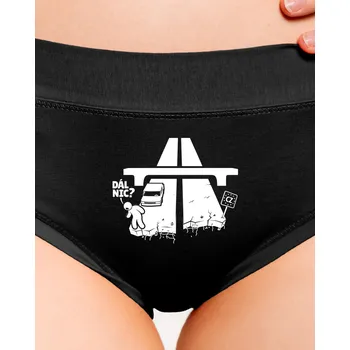 Souprava dámského spodního prádla Bastard Dál nic dámské kalhotky Black