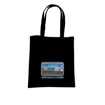 Nákupní taška Bastard Nejsem na konečné taška Black