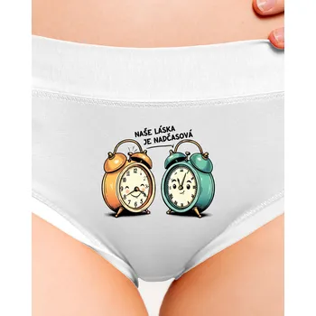 Souprava dámského spodního prádla Bastard Nadčasová láska dámské kalhotky White