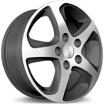 Alu kolo Alu kola IRMSCHER WAVE STAR, 17x7 5x130 ET62, šedivá matná + leštění (zátěžová)