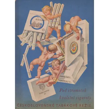 Plechová cedule Plechová retro cedule - Kvalitní cigarety Provedení: Dibond: 20 x 15 cm