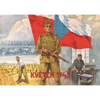 Plechová cedule Plechová retro cedule - Květen 1945 Provedení: Dibond: 30 x 20 cm