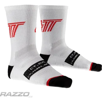 Pánské ponožky Ponožky Leatt Promo Socks White S-M