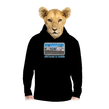 Chlapecká mikina Bastard Nejsem na konečné dětská mikina klokanka Black