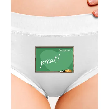 Souprava dámského spodního prádla Bastard Valentýnský nešvar dámské kalhotky White