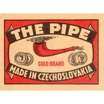 Plechová cedule Plechová retro cedule - The Pipe Provedení: Dibond: 20 x 15 cm