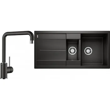 Granitový dřez Set RS Blanco Metra 6 S + Blanco Mili (bílá soft + bílá soft)