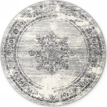 Koberec Hans Home Kusový koberec Gloria Lydia 106254 Creme Grey kruh - 120x120 (průměr) kruh