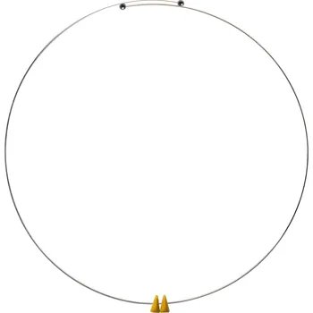 Náhrdelník Terka, dámské náhrdelníky se žlutými hořčicovými korálky