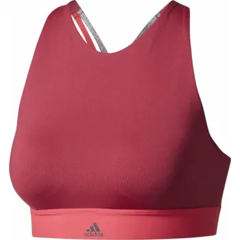 Podprsenka Adidas Halter Bra červená velikost XXS (BR5216)