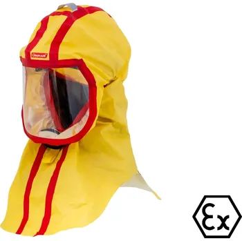Svářečská kukla Ochranná kukla CleanAIR CA-10 - žlutá - chemicky odolná 721002