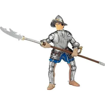 Figurka Papo Španělský dobyvatel s halapartnou modrý