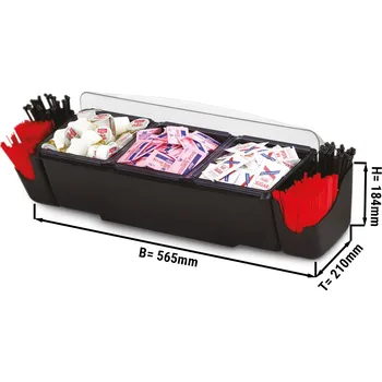 Vinotéka G.Gastro Organizér na přísady - 6,6L- s víkem