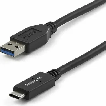Datový kabel Kabel USB A pro USB C Startech USB31AC1M Černá (1 m)
