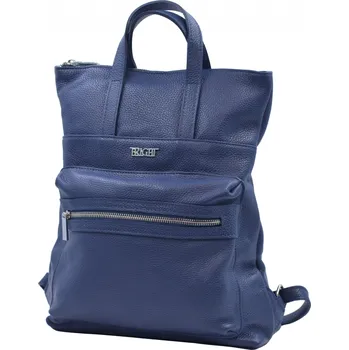 turistický batoh BRIGHT Dámský kožený batoh Tmavě Modrý (XBR24-ACH155008-41DOL)