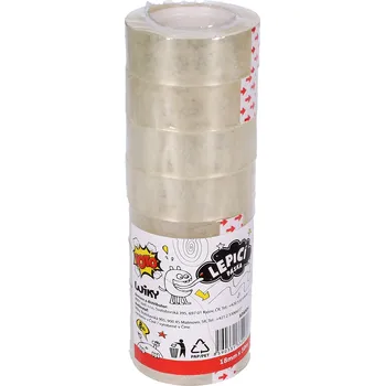 Lepicí páska Lepící páska 18mm x 30m průhledná / 8 ks