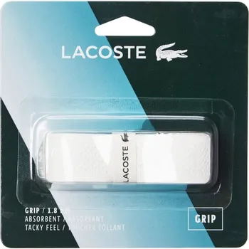 Základní omotávka Lacoste Absorbent Grip 1P Bílý