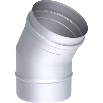 Příslušenství pro digestoř G.Gastro Koleno pro trubku - úhel 30° - z nerezové oceli - Ø 350 mm