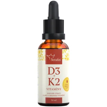 Serafin D3 + K2 vitamíny kapky 30 ml