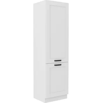 Obývací stěna Vysoká skříňka, policová, bílá, LULA 60 DK-210 2F