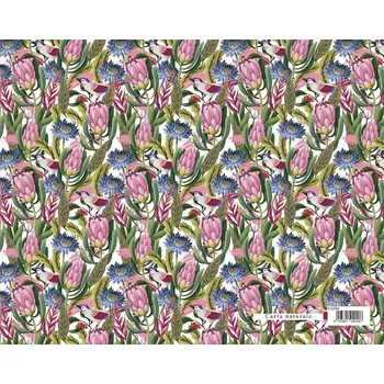 Balící papír Dárkový balicí papír FLORENTIA 70x100 cm - luční květiny