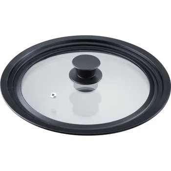 Poklice Westmark Univerzální poklice se silikonovým okrajem, velká, 24/ 26/ 28 cm, černá