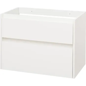 Mereo Mereo, Opto, koupelnová skříňka 81 cm, bílá, dub, bílá/dub, černá, CN911S