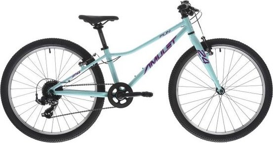 Amulet Dětské kolo AMULET 24" FUN, Celeste blue/purple 2026