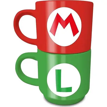 Super Mario - Mario and Luigi - set hrnků