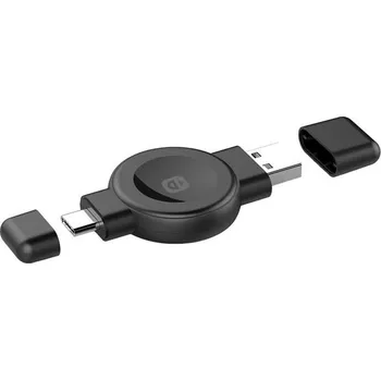 Bezdrátová nabíječka In-line Choetech T606-F pro Apple Watch, Samsung Galaxy Watch (černá)