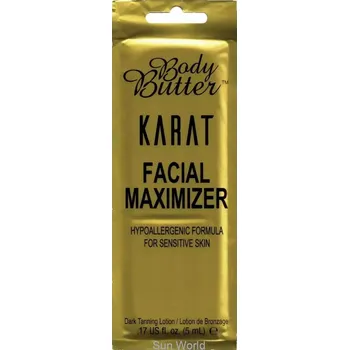 Přípravek do solárií BODY BUTTER KARAT FACE MAXIMISER BOTTLE 5ml