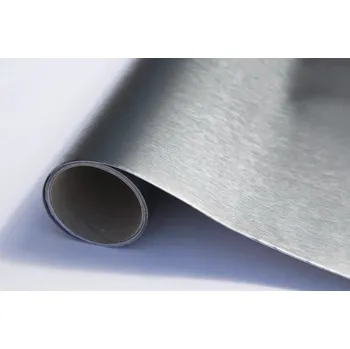 Tapeta Samolepicí fólie Metallic Schliff stahlgrau 67,5x150 cm