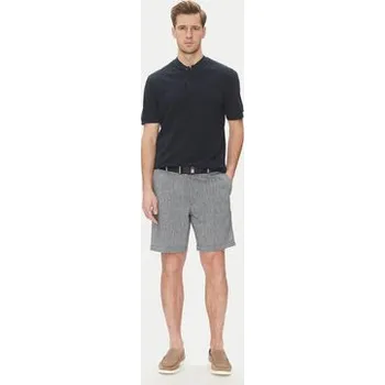 Pánská móda BOSS Šortky z materiálu C-Kane-Rds-Shorts 50538016 Modrá Regular Fit 56