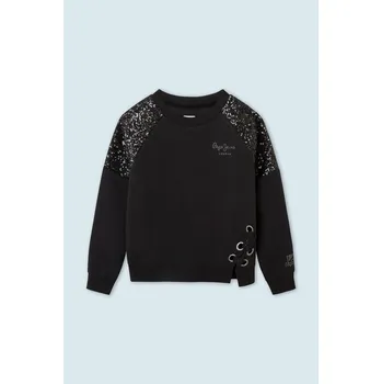 Dívčí mikina Pepe Jeans Dívčí mikina ELENA Barva: šedá, Velikost: 6 LET