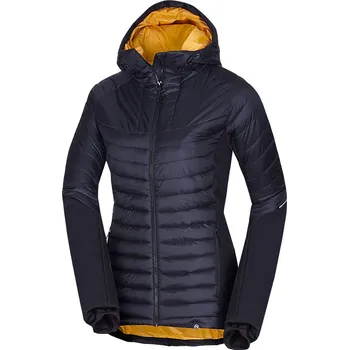 Dámská větrovka Northfinder Dámská hybridní bunda izolující se softshellovými částmi PHYLLIS, černá, S