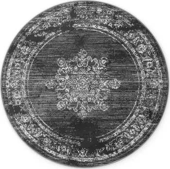 Koberec Hanse Home Kusový koberec Gloria Lydia Grey kruh Rozměry koberců: 160x160