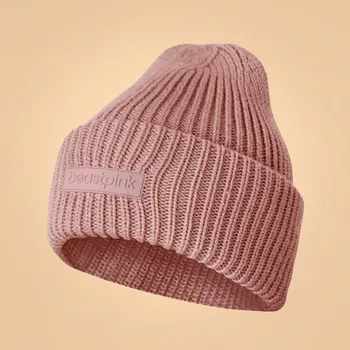 Čepice BeastPink Winter Beanie Peach oranžová
