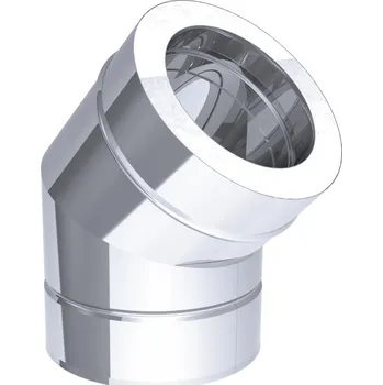 Vinotéka G.Gastro Koleno pro trubku - úhel 45°- z nerezové oceli - Ø 450 mm