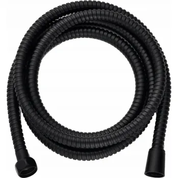 Sprchová hadice Douceur d`Interieur Sprchová hadice Černá sprchová hadice z nerezové oceli, 200 cm