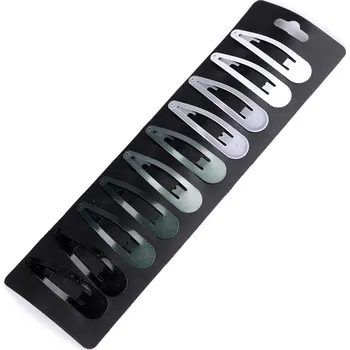 Sponka do vlasů pukačka Varianta: 4 mix zelená tmavá, Balení: 10 ks