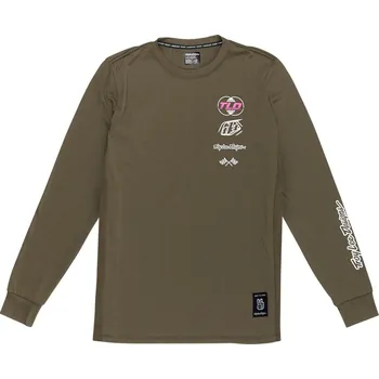 Cyklistické oblečení TLD Dres Skyline Ride Tee S zelená - 10 % pro přihlášené BFEXTRA10