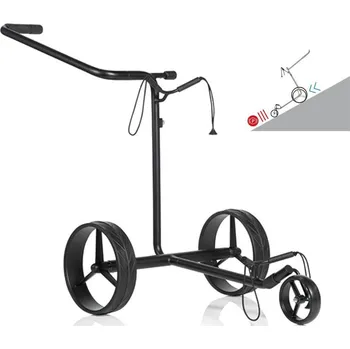 Golfový vozík JuStar Black 1.0 elektrický vozík + parkovací brzda