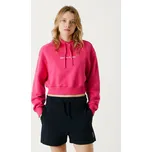 Red Bull Racing X Pepe Jeans Dámská mikina CROPPED LOGO HOODY Barva: růžová, Velikost: S