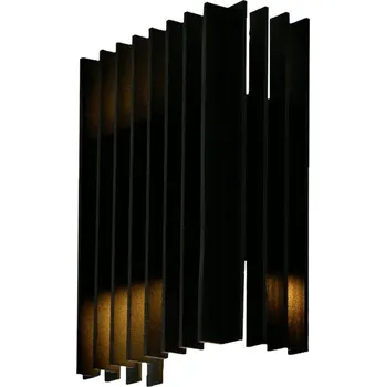 Venkovní osvětlení V-TAC VT-1189-B 10559 venkovní nástěnné LED osvětlení Energetická třída (EEK2021): F (A - G) LED LED 12 W černá