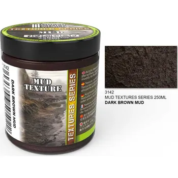 Ground Textures - Dark Brown Mud 250 ml (Green Stuff World)