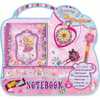 Zápisník Alltoys Deník set s dekoracemi, víla