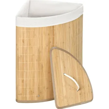 Koš na prádlo Bambusový koš na prádlo v přírodní barvě 40 l Bamboo – Compactor ID_1729380