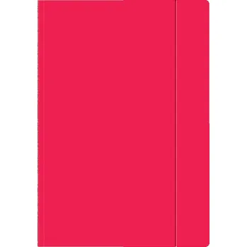 Archivační box Interdruk Sloha s gumou A4 Fluo - červená